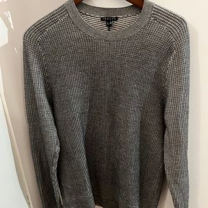 Theory Gray Wool Sweater